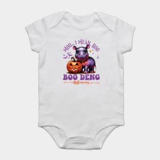 Moo Deng Baby Bodysuit